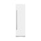 24 In. 12.5 Cu. Ft. Column Refrigerator In White Matte With Graphite Gray Interior