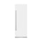 30 In. 16.7 Cu. Ft. Column Refrigerator In White Matte With Graphite Gray Interior