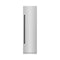 Autograph Edition 24 In. 12.5 Cu. Ft. Column Refrigerator In Stainless Steel With Graphite Gray Interior And Matte Black Accents