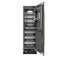 Autograph Edition 24 In. 12.5 Cu. Ft. Column Refrigerator In Black Stainless Steel With Graphite Gray Interior And Champagne Bronze Accents