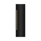 Autograph Edition 24 In. 12.5 Cu. Ft. Column Refrigerator In Black Stainless Steel With Graphite Gray Interior And Polished Gold Accents