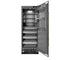 Autograph Edition 30 In. 16.7 Cu. Ft. Column Refrigerator In Black Stainless Steel With Graphite Gray Interior And Polished Gold Accents