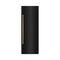 Autograph Edition 30 In. 16.7 Cu. Ft. Column Refrigerator In Black Stainless Steel With Graphite Gray Interior And Polished Gold Accents