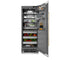 Autograph Edition 30 In. 16.7 Cu. Ft. Column Refrigerator In Satin Stainless Steel With Graphite Gray Interior And Champagne Bronze Accents
