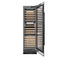 24 In. 12.4 Cu. Ft. Triple Zone 100 Bottle Column Wine Cooler In Black Stainless Steel