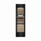 24 In. 12.4 Cu. Ft. Triple Zone 100 Bottle Column Wine Cooler In Black Stainless Steel