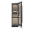24 In. 12.4 Cu. Ft. Triple Zone 100 Bottle Column Wine Cooler In Black Stainless Steel