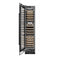 18 In. 9.0 Cu. Ft. Triple Zone 68 Bottle Left Hinge Column Wine Cooler In Black Stainless Steel