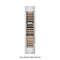 18 In. 9.0 Cu. Ft. Triple Zone 68 Bottle Left Hinge Column Wine Cooler In Satin Stainless Steel