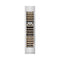 18 In. 9.0 Cu. Ft. Triple Zone 68 Bottle Left Hinge Column Wine Cooler In Satin Stainless Steel