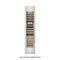 18 In. 9.0 Cu. Ft. Triple Zone 68 Bottle Left Hinge Column Wine Cooler In Satin Stainless Steel