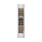 18 In. 9.0 Cu. Ft. Triple Zone 68 Bottle Left Hinge Column Wine Cooler In Satin Stainless Steel