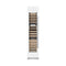 18 In. 9.0 Cu. Ft. Triple Zone 68 Bottle Left Hinge Column Wine Cooler In White Matte