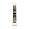 18 In. 9.0 Cu. Ft. Triple Zone 68 Bottle Left Hinge Column Wine Cooler In White Matte