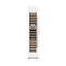 18 In. 9.0 Cu. Ft. Triple Zone 68 Bottle Left Hinge Column Wine Cooler In White Matte