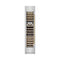 Autograph Edition 18 In. 9.0 Cu. Ft. Triple Zone 68 Bottle Left Hinge Column Wine Cooler In Stainless Steel With Champagne Bronze Accents