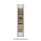 Autograph Edition 18 In. 9.0 Cu. Ft. Triple Zone 68 Bottle Left Hinge Column Wine Cooler In Stainless Steel With Champagne Bronze Accents