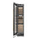 Autograph Edition 18 In. 9.0 Cu. Ft. Triple Zone 68 Bottle Left Hinge Column Wine Cooler In Stainless Steel With Champagne Bronze Accents