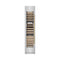 Autograph Edition 18 In. 9.0 Cu. Ft. Triple Zone 68 Bottle Left Hinge Column Wine Cooler In Stainless Steel With Champagne Bronze Accents