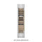 Autograph Edition 18 In. 9.0 Cu. Ft. Triple Zone 68 Bottle Left Hinge Column Wine Cooler In Stainless Steel With Polished Gold Accents
