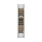 Autograph Edition 18 In. 9.0 Cu. Ft. Triple Zone 68 Bottle Left Hinge Column Wine Cooler In Stainless Steel With Polished Gold Accents