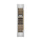 Autograph Edition 18 In. 9.0 Cu. Ft. Triple Zone 68 Bottle Left Hinge Column Wine Cooler In Stainless Steel With Polished Gold Accents