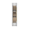 Autograph Edition 18 In. 9.0 Cu. Ft. Triple Zone 68 Bottle Left Hinge Column Wine Cooler In Stainless Steel With Polished Gold Accents