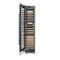 Autograph Edition 18 In. 9.0 Cu. Ft. Triple Zone 68 Bottle Left Hinge Column Wine Cooler In Stainless Steel With Matte Black Accents