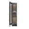 Autograph Edition 18 In. 9.0 Cu. Ft. Triple Zone 68 Bottle Left Hinge Column Wine Cooler In Black Stainless Steel With Champagne Bronze Accents