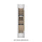 Autograph Edition 18 In. 9.0 Cu. Ft. Triple Zone 68 Bottle Left Hinge Column Wine Cooler In Satin Stainless Steel With Champagne Bronze Accents