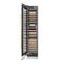 Autograph Edition 18 In. 9.0 Cu. Ft. Triple Zone 68 Bottle Left Hinge Column Wine Cooler In Satin Stainless Steel With Champagne Bronze Accents