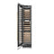 Autograph Edition 18 In. 9.0 Cu. Ft. Triple Zone 68 Bottle Left Hinge Column Wine Cooler In Satin Stainless Steel With Champagne Bronze Accents