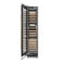 Autograph Edition 18 In. 9.0 Cu. Ft. Triple Zone 68 Bottle Left Hinge Column Wine Cooler In Satin Stainless Steel With Polished Gold Accents