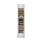 Autograph Edition 18 In. 9.0 Cu. Ft. Triple Zone 68 Bottle Left Hinge Column Wine Cooler In Satin Stainless Steel With Polished Gold Accents