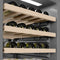 Autograph Edition 18 In. 9.0 Cu. Ft. Triple Zone 68 Bottle Left Hinge Column Wine Cooler In Satin Stainless Steel With Polished Gold Accents