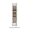Autograph Edition 18 In. 9.0 Cu. Ft. Triple Zone 68 Bottle Left Hinge Column Wine Cooler In Satin Stainless Steel With Polished Gold Accents