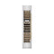 Autograph Edition 18 In. 9.0 Cu. Ft. Triple Zone 68 Bottle Left Hinge Column Wine Cooler In Satin Stainless Steel With Polished Gold Accents