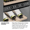 Autograph Edition 18 In. 9.0 Cu. Ft. Triple Zone 68 Bottle Left Hinge Column Wine Cooler In Satin Stainless Steel With Polished Gold Accents