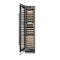 Autograph Edition 18 In. 9.0 Cu. Ft. Triple Zone 68 Bottle Left Hinge Column Wine Cooler In Satin Stainless Steel With Matte Black Accents