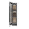 Autograph Edition 18 In. 9.0 Cu. Ft. Triple Zone 68 Bottle Left Hinge Column Wine Cooler In Satin Stainless Steel With Matte Black Accents