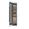 Autograph Edition 18 In. 9.0 Cu. Ft. Triple Zone 68 Bottle Left Hinge Column Wine Cooler In Satin Stainless Steel With Matte Black Accents