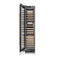 Autograph Edition 18 In. 9.0 Cu. Ft. Triple Zone 68 Bottle Left Hinge Column Wine Cooler In White Matte With Champagne Bronze Accents