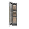 Autograph Edition 18 In. 9.0 Cu. Ft. Triple Zone 68 Bottle Left Hinge Column Wine Cooler In White Matte With Polished Gold Accents