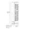Autograph Edition 18 In. 9.0 Cu. Ft. Triple Zone 68 Bottle Left Hinge Column Wine Cooler In White Matte With Polished Gold Accents