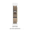 Autograph Edition 18 In. 9.0 Cu. Ft. Triple Zone 68 Bottle Left Hinge Column Wine Cooler In White Matte With Polished Gold Accents