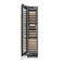 Autograph Edition 18 In. 9.0 Cu. Ft. Triple Zone 68 Bottle Left Hinge Column Wine Cooler In White Matte With Polished Gold Accents