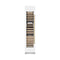 Autograph Edition 18 In. 9.0 Cu. Ft. Triple Zone 68 Bottle Left Hinge Column Wine Cooler In White Matte With Polished Gold Accents
