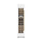 Autograph Edition 18 In. 9.0 Cu. Ft. Triple Zone 68 Bottle Left Hinge Column Wine Cooler In White Matte With Polished Gold Accents
