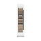 Autograph Edition 18 In. 9.0 Cu. Ft. Triple Zone 68 Bottle Left Hinge Column Wine Cooler In White Matte With Matte Black Accents