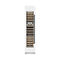 Autograph Edition 18 In. 9.0 Cu. Ft. Triple Zone 68 Bottle Left Hinge Column Wine Cooler In White Matte With Matte Black Accents